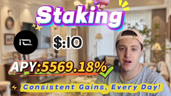 🧠 Solana staking for beginners — real IO mining with stable 5569% APY returns!