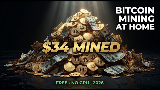 Tested solo Bitcoin mining on my PC — made $34 in 20 minutes