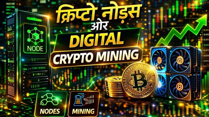 क्रिप्टो नोड्स और Digital Crypto Mining | Node vs Mining Full Explanation | Pox With Me #blockchain