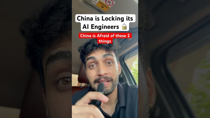 China is Locking its AI Engineers #ai #chinavsusa #aimodel #deepseekai #claude #ainews