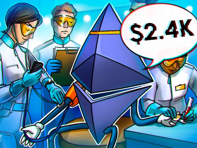 ETH Stuck Below $2.4K Despite Wider Crypto Market Recovery