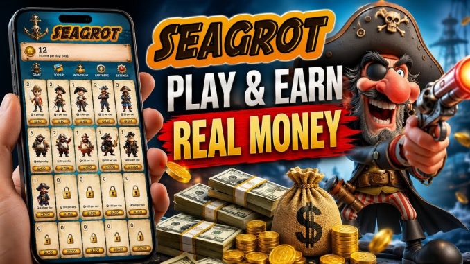 Earn Free Crypto! SEAGROT Game Crypto Mining Simulation & Cloud Mining Guide 🔥