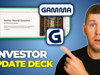 How to Create an Investor Update Deck With Gamma AI - Beginners Guide