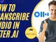 How to Transcribe Audio in Otter.ai (Beginner Walkthrough) 2026