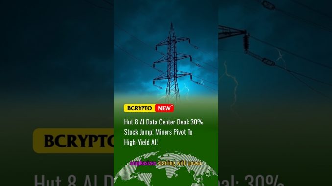 Hut 8's $9.8B AI Data Center Deal: Crypto Miner PIVOTS From Bitcoin Mining!