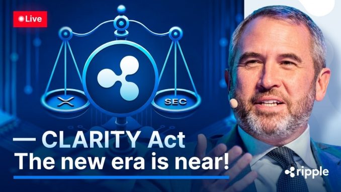 LIVE: Brad Garlinghouse on the CLARITY Act — What It Means for XRP, Ripple & Crypto Regulation