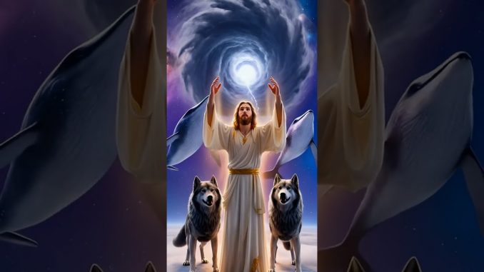 💖 Savior Jesus: Love That Guides All 🙏🕊️ #viral #ai #jesus #god