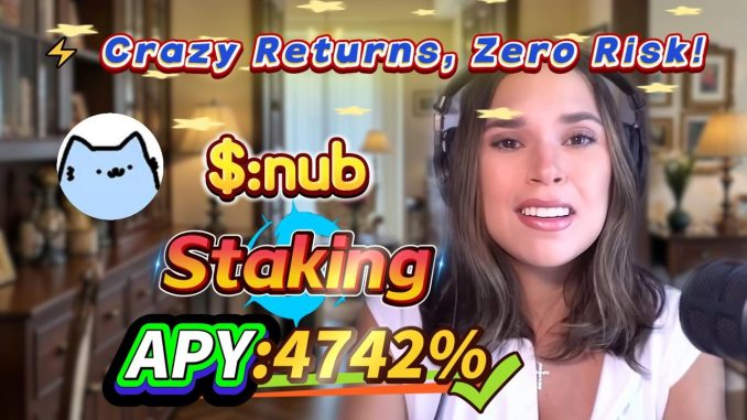 🧠 Solana staking for beginners — real nub mining with stable 4741.81% APY returns!