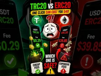 🔥 TRC20 vs ERC20 — Most Beginners Choose Wrong!#crypto #usdt #trc20 #erc20 #binance #cryptotips