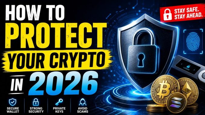 The Ultimate Crypto Security Guide for 2026 🔐#Crypto #Bitcoin #CryptoSecurity #Ethereum #CryptoScam