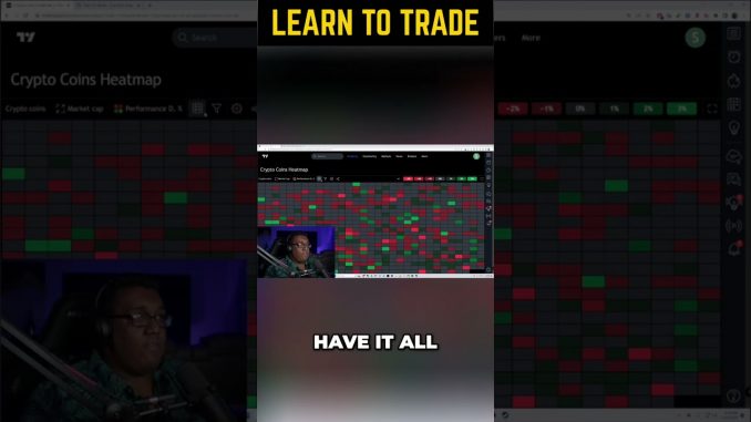 Tradingview Guide: Cryptocurrency Heatmap Explained #shorts
