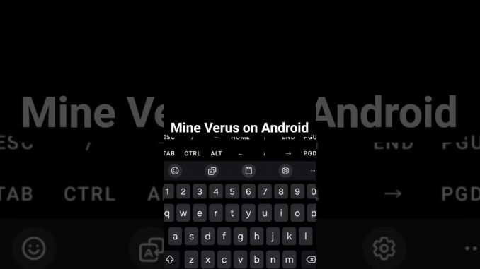 ​Mine Crypto on Your Phone in  30 Seconds! (Verus + Termux Tutorial) #shorts