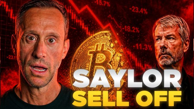 Bitcoin CRASHES Below $72K As Saylor Sells For The First Time