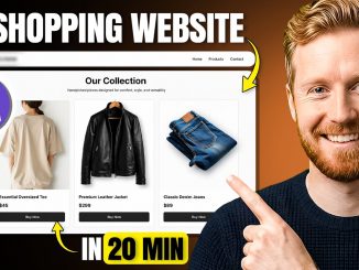 How to Build an Ecommerce Website with AI for Beginners