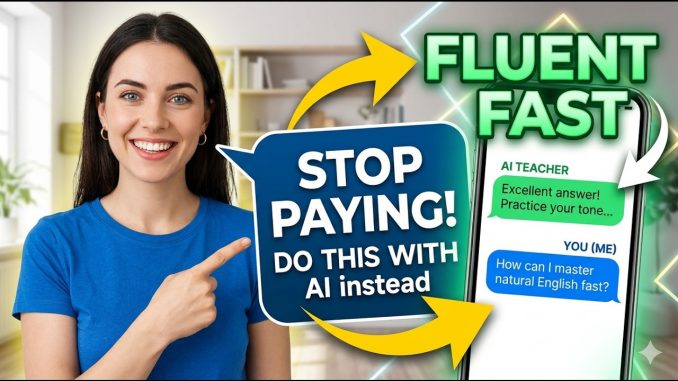 How to Master English Fast Using AI! (Beginner to Advanced Blueprint)