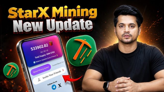 StarX Network New Update 🔥 StarX Listing Date? Mining Update & 📈Withdraw News