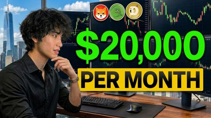how to make $20K/mo Crypto & Memecoin Trading (for beginners)