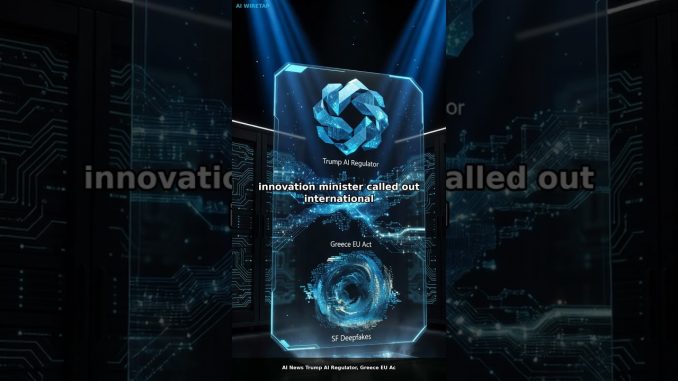AI News: Trump AI Regulator, Greece EU Act & SF Deepfakes | Jul 18