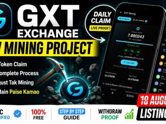 🔥 GXT Exchange Mining App | Free Crypto Earning 2026 | Daily Claim + Full KYC Guide..