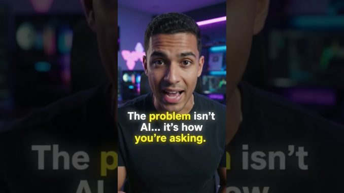 You're Using ChatGPT Wrong! 🤯 Prompt Engineering Tutorial for Beginners | Get Better AI Results
