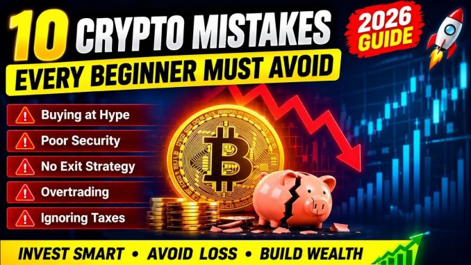 10 Crypto Mistakes Beginners Must Avoid in 2026 🚨 | Crypto Investing Tips for Beginners