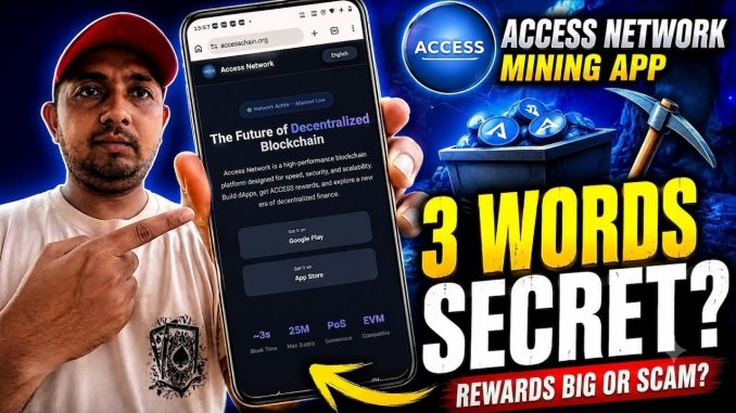 🔥 Access Network Mining App Full Tutorial 2026 | Sign Up & Start Mining Today!