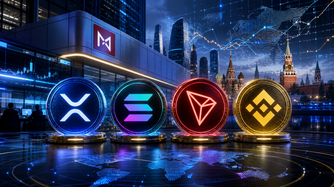 Moscow Exchange Adds XRP, Solana, Tron And BNB To Crypto Index Push