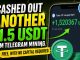 I Cashed Out Another $1.5 USDT from Telegram Mining 💰 Free Crypto Mining App (No Deposit)