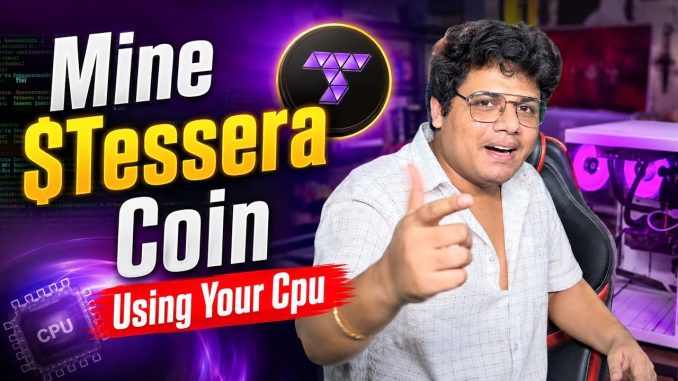 Mine $Tessera Coin Using Your CPU in 2026 | Full Mining Guide + Setup