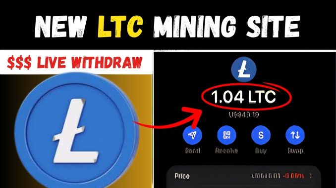 New LTC Mining Website 2026 🤑 | Crypto Cloud Mining | Crypto Mining Platform | Crypto