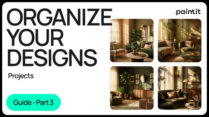 Paintit.ai Guide #3: How to Organize and Reuse Your AI Designs