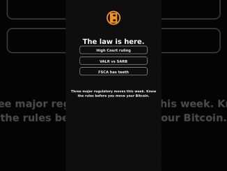 SA Crypto Regulation 101 — 60 Sec Guide (SA)