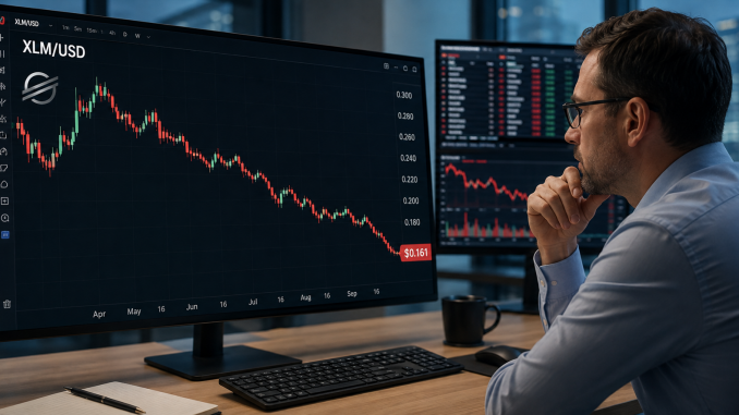 Stellar price risks a deeper correction toward $0.142