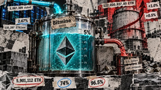 Bitmine may not need to buy more ETH to reach its 5% Ethereum goal