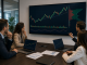 Investors checking trading chart in a meeting room